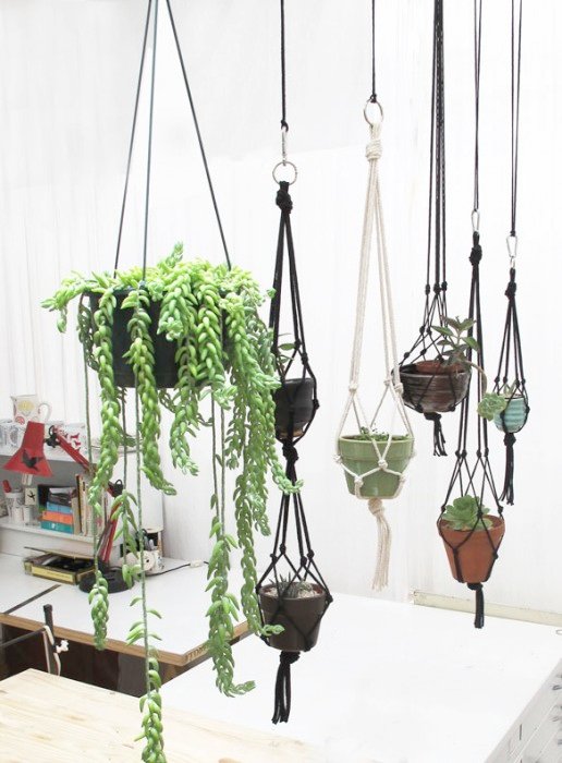 Nice Indoor Hanging Pots Love The Look Of Grouped Hanging Plants Indoors