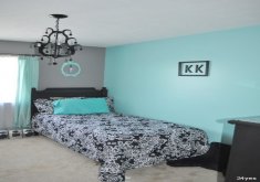 aqua color bedroom ideas