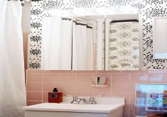 pink tiles for bathroom