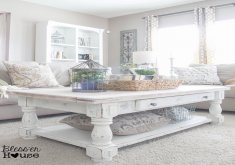 white living room table sets