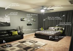 bachelor bedroom ideas on a budget