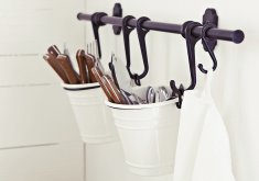 Kitchen Utensil Holder Ikea Ikea :: Create A Hanging Utensil Holder With Items Sold At #Ikea ::