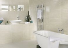 Lovely Big Tiles In Small Bathroom Small Bathroom Tile Idea # 1: Choose Large Tiles