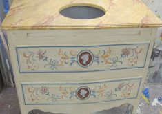 decorative hand painted furniture