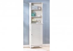 Lovely Skinny Bathroom Cabinet Tall Thin Narrow White Bathroom Room Shelf Organizer Storage Cabinet Cubby