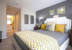 yellow and grey bedroom ideas