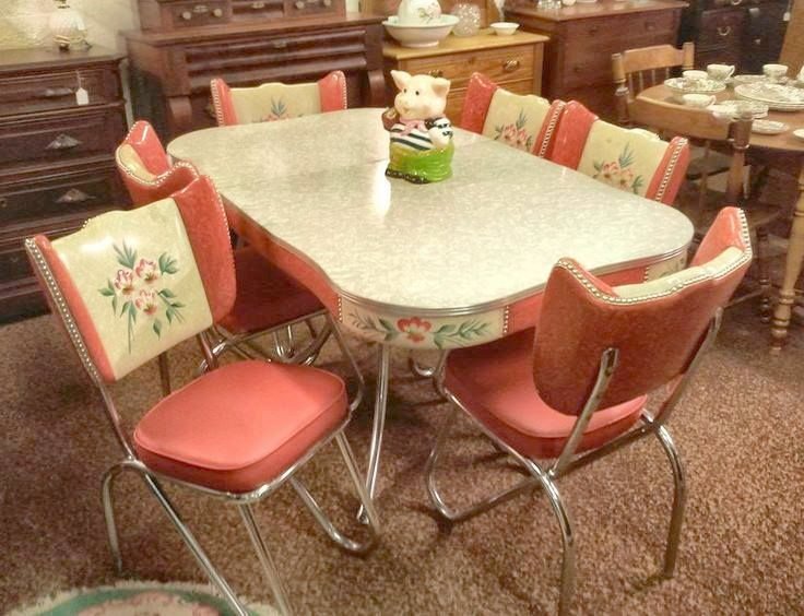 Attractive Old Kitchen Tables Old Kitchen Table And Chairs Photo: So Tacky Its A Must Have (imo
